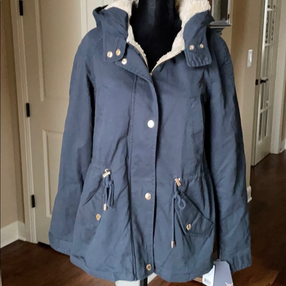 NWT collection B size small graphite jacket